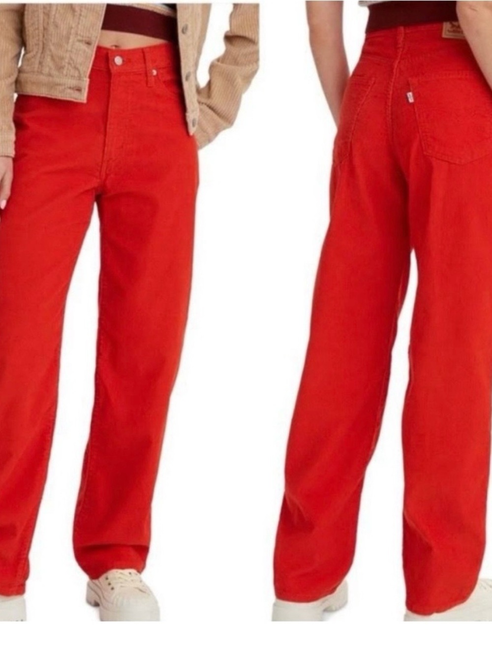 Levi's Bright Red Corduroy Pants